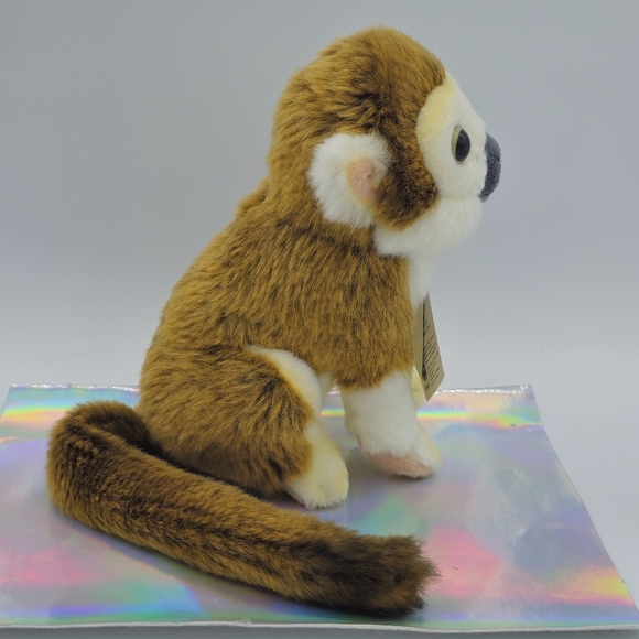 WWF Squirrel Monkey Stuffed Animal Plush - Picture 4 of 7